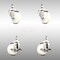 Service Caster 3 Inch 316SS Nylon Wheel Swivel 10mm Threaded Stem Caster Brakes SCC, 2PK SCC-SS316TS20S314-NYS-M1015-2-TLB-2 - alternate 1